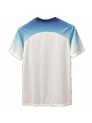 England versione speciale maglia da calcio divisa da calcio da uomo kit sportivo da calcio bianco blu top maglia 2022